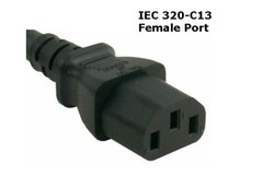 LASE 6 ft AC Power Y Splitter Cable – NEMA 5-15P to IEC320-C13 & NEMA 5-15R