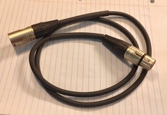 3 PIN XLR Y SPLITTER CABLE AND 3′ LIVE WIRE ESSENTIAL MICROPHONE CABLE