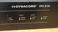 DYNACORD DPA 8150 amplifier for PROMATRIX 8000 system (POWER UP TEST ONLY)