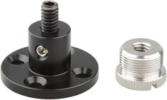 Microphone Table Mount 5/8″-27 Threaded Flange Base Aluminum Brass Screw On
