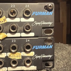 Furman PB-48 TRS Rack Mount Patch Bay Lot of 2 Units – Used Rackmount patchbays