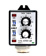 1pc Industrial Twin Dual Timer ATDV-NF 6M 60M 6H 60H DC12V 12V ANLY Taiwan