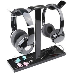 10.2in Height Universal Headphones Stand Headset Double Side Hanging Holder
