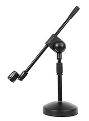 Rockville Kick Drum Stand w/ Steel Round Base For Shure Beta 52A Microphone Mic
