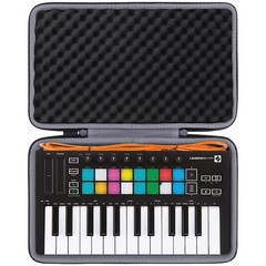 co2CREA Hard Travel Case Replacement for Novation Launchkey Mini MK3 / Black