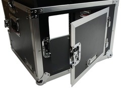 Harmony Case HCM6U DJ Pro Audio 10U Slant Top 8U Vertical Mixer Rack Case New