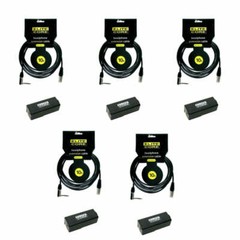 5 In-Ear or Headphone Extension Cable 10 ft w/ Bodypacks for Aviom A-16