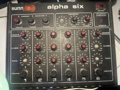 Sunn Alpha Six 6-Input Amplifier Vintage