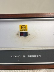 Crown DC300A 150W 16 ohm 2 Channel Sound Amplifier DC-300 – Tested Working