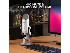 Blue Yeti USB Microphone for PC, Mac, Gaming, Recording, Streaming, Podcasting,