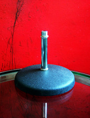 Vintage 1980’s generic DS-5 microphone desk stand old Shure Turner Atlas # 15