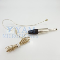 Single Hook YAM Skin EM1-C6K-B Headset Mic For Line 6 Wireless XD-V30L, XD-V35