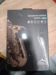 EASTROCK Saxophone Wireless System,Coverage to 130 ft/40 m,2.4 GHz Sax Microp