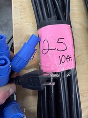 Third-party Offbrand PowerCon AC Cables Bulk Lot 3-Conductor Grounding ProAV Pro