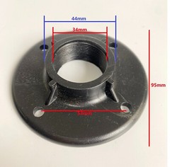 2 Quality ABS Plastic Horn Driver Adapter Female 1-3/8″-18 TPI Threads 95mm Dia