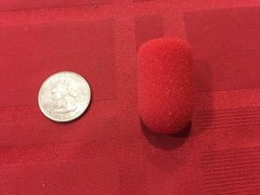 WindTech RED 1400 MIC WINDSCREEN WT1404 AKG Shure Audix Beyer Audio Technica