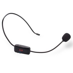 FM Wireless Microphone Headset Megaphone Radio Mic For Loudspeaker