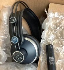 AKG HSC171 Professional On-Ear Headset w/ Microphone Phantom Adapter 2955X00280