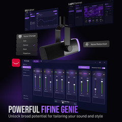 Gaming Microphone Kit, XLR/USB Dynamic PC Microphone with Boom Arm