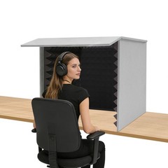 Desktop Soundproof Cover Portable Vocal Recording Booth Sound Absorbing Shield