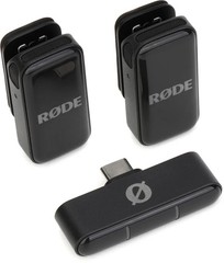 Rode Wireless Micro Microphone Kit – USB-C, Black