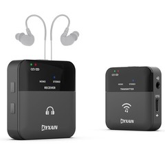 KYXAIN 2.4GHz Wireless in Ear Monitor System, 24Bit/48K Mono Stereo Wireless IEM