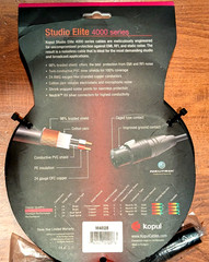 Kopul Studio Elite 4000 Series 25′ (7.6 m) XLR M to XLR F Microphone Cable NIP