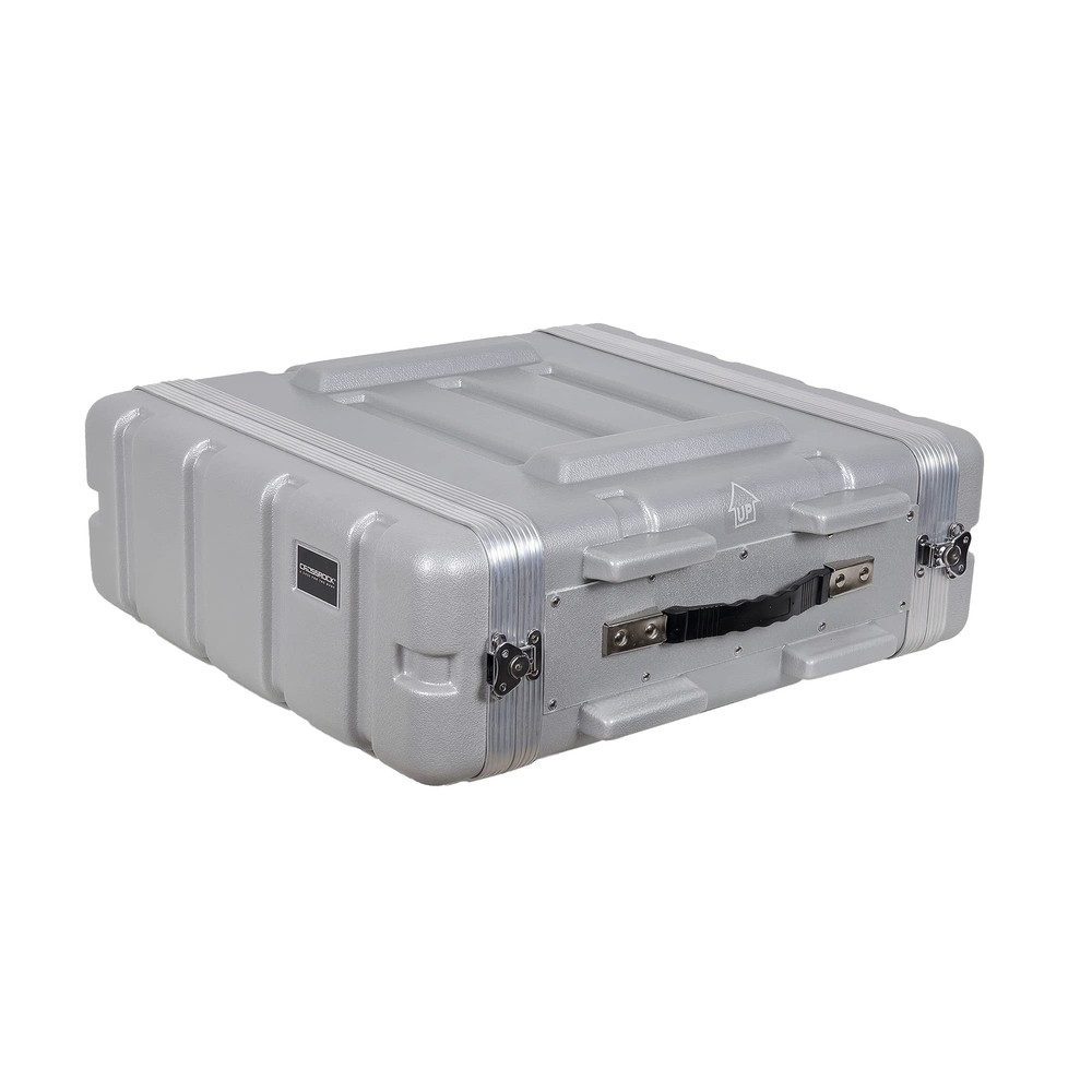 Crossrock Stackable Rack Case, Strong Molded with Heavy Duty Hardware, 19.25”…