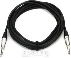 Hosa HSS-015 Pro Balanced Interconnect, REAN 1/4 in TRS to Same, 15 ft