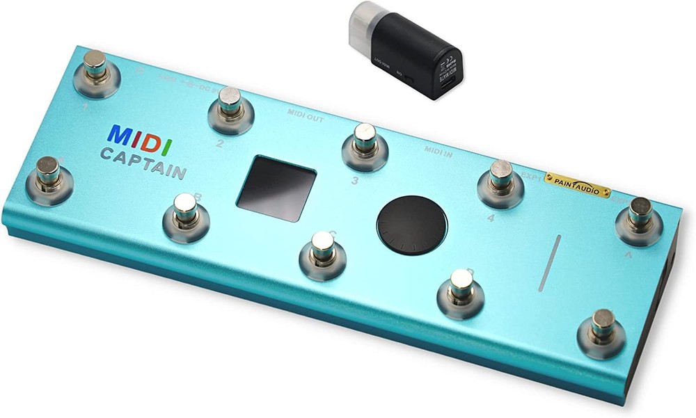 Paint Audio MIDI Captain Foot Controller and Wireless Adapter-MIDI Mate…