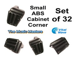 32X ABS Small Cabinet Corner Amp Rack Case DJ Home Speaker Box Bumper Protector