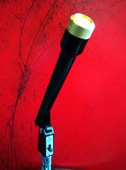 Vintage 1960s Calectro Q4-154 Dynamic microphone w cable Olson Lafayette # 2