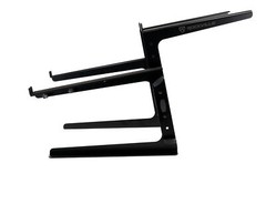 Rockville Dual Shelf Laptop+Controller Stand for Novation IMPULSE 61 Keyboard