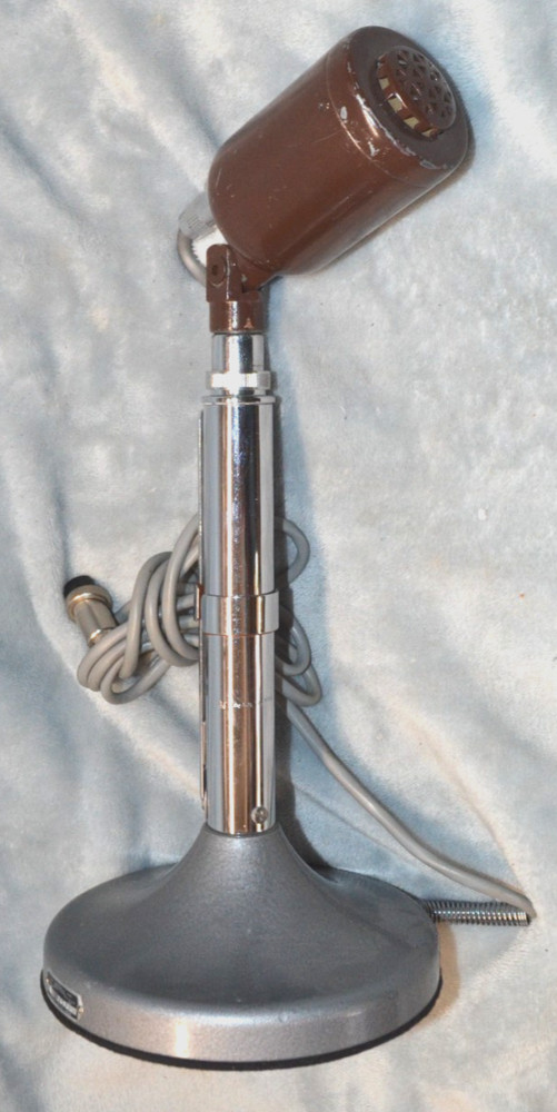 Unbranded Brown Microphone on Astatic Base Unknown Model