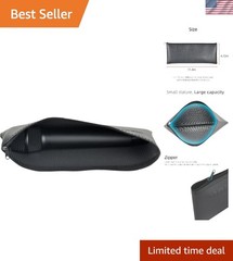 Microphone Bag, Black Zipper Pouch Fits for Wired, Wireless Microphone, Shock…