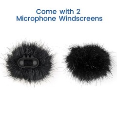 2-Pack Windscreens for Hollyland Lark M1 and Lark C1 Wireless Lavalier Microp…