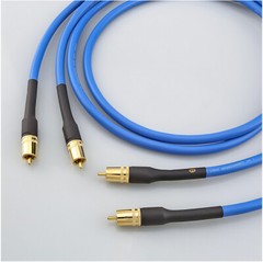 Pair HiFi OCC Copper RCA Cables Audio Signal Wire Interconnect Line Male to Male