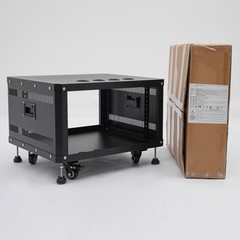 Highly Practical Audio Rack, Studio Rack with Wheels, Audio Rack with Wheels