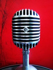 Vintage 1940’s Shure Brothers 55 Fatboy microphone Elvis w S-36 stand 55S 55SW 2