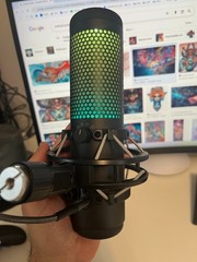 HyperX QuadCast S RGB LED USB Cardioid Microphone – Black