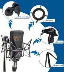 TLM 103 Shock Mount – Microphone Mount Compatible for Neumann TLM 103 M147 Conde