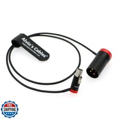 Alvin’s Cables Low Profile TA3F to XLR 3 Pin Male Audio Cable for Lectrosonic