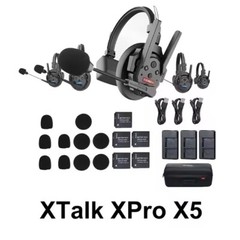 SYNCO XTalk XPro X2 X5 X9 2.4G Wireless Intercom System Headset Full-Duplex 500m