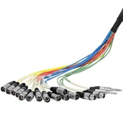 SALS-12x4x100 – 12 Channel 100 Snake Cable (XLR & TRS Returns)