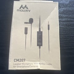 Mouriv CM207 Lavalier Microphone, Hands Free Clip-on Mic