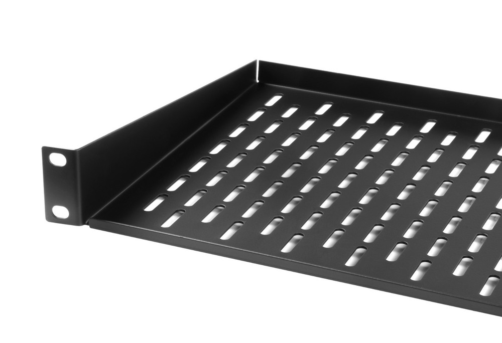 OSP 1 Space Metal Rack Mount Shelf Vented Tray 10″ Deep Fot ATA Rack Cases
