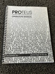 E-mu Systems Proteus Operation Instruction Manual Book User Owner Guide
