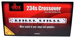 DBX 234S Stereo 2/3 Way/Mono 4-Way Professional Crossover, Rack Mount, 2 Channel