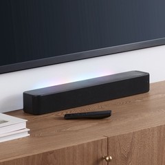 Onn Bluetooth 2.1 Channel Soundbar with Multi-Color LED Lighting, 20 in, Black