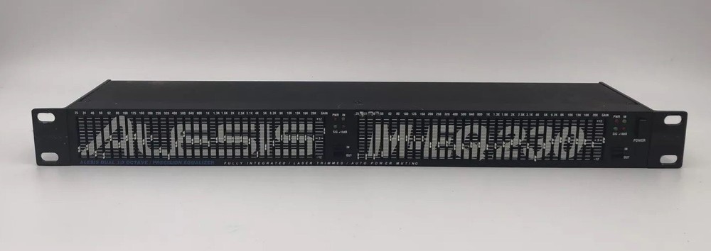 Alesis M-EQ 230 Dual 1/3 Octave Precision Equalizer – Rack Gear Effects